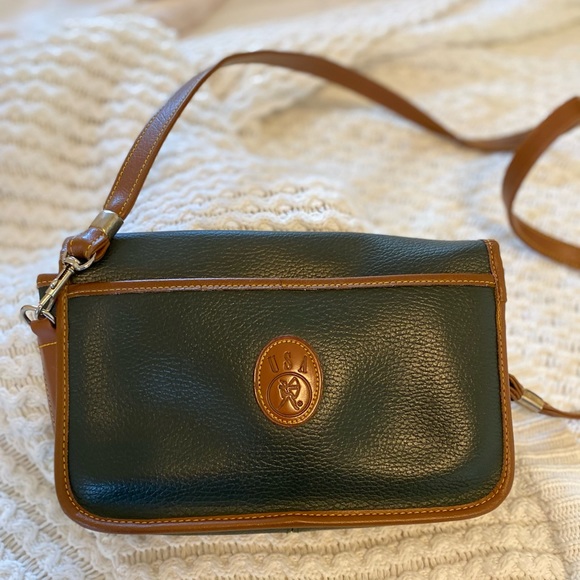 Top Grain Leather Vintage USA Archer Crossbody Purse - Picture 3 of 9